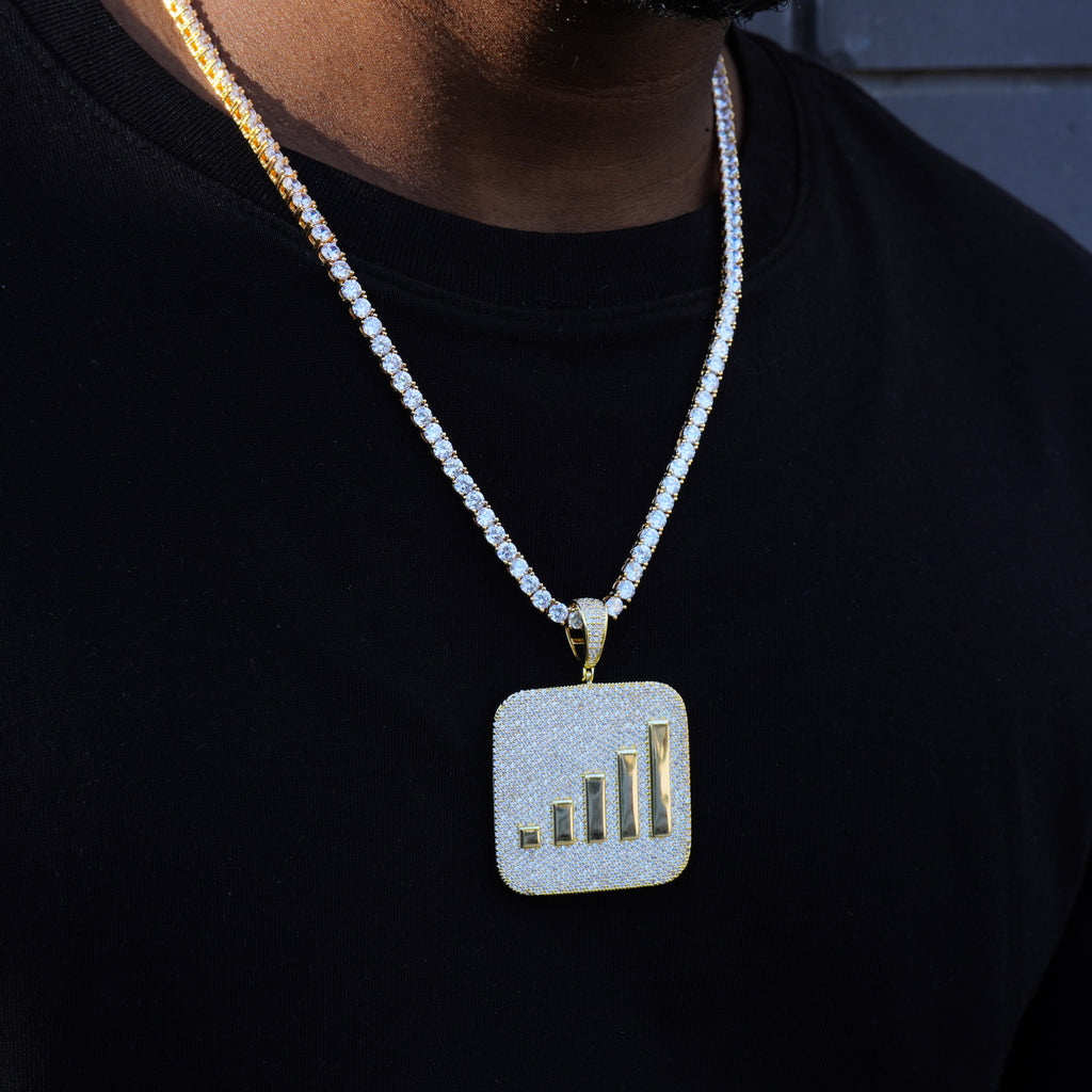 Iced Phone Signal Necklace – The GUU Shop