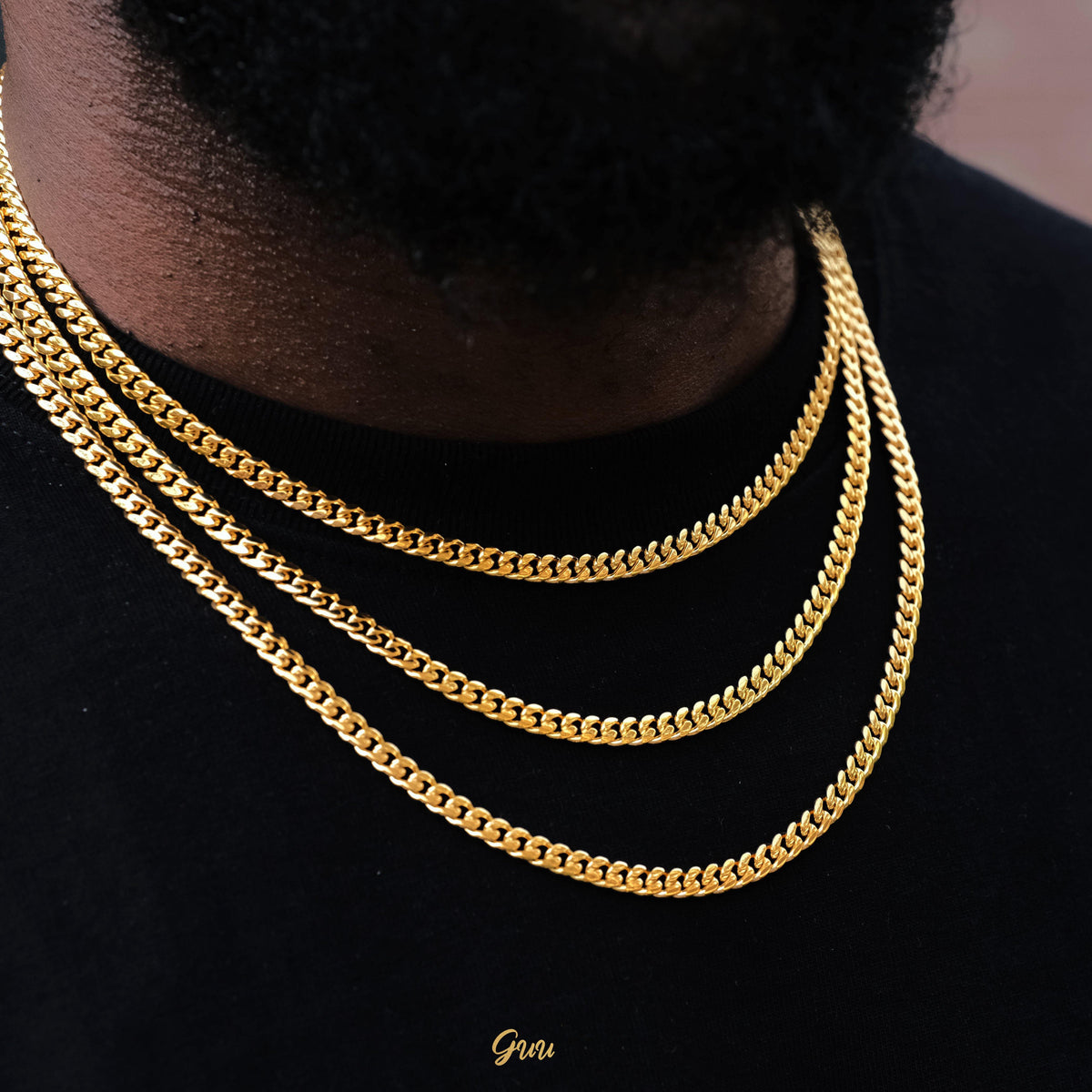 5mm Cuban Link Chain 18k | 5mm Miami Cuban Link Chain | Guu Jewelry ...